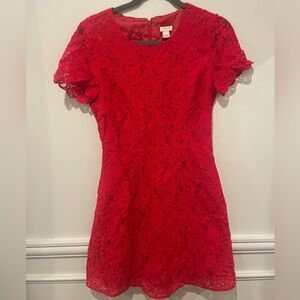 J. Crew Lace A-line Dress